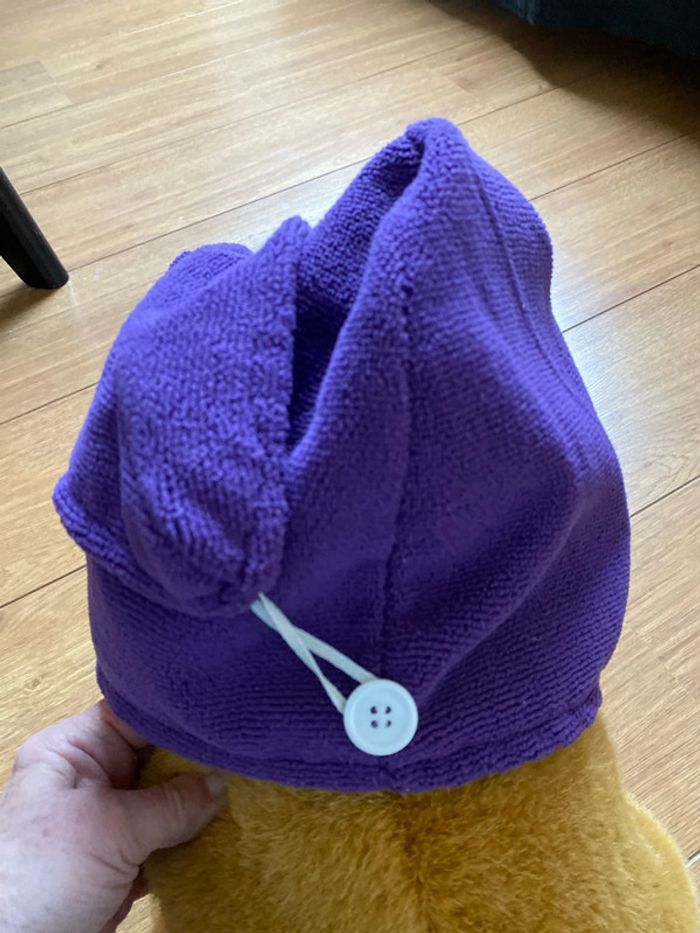 Bandeau serviette pour cheveux violet UniquelyZero - photo numéro 3