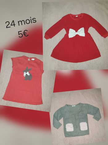 Vêtements fille 24 mois