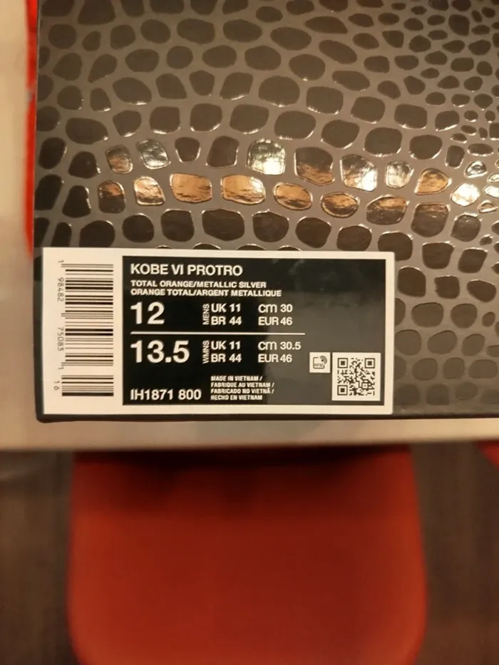 Kobe 6 protro orange - photo numéro 9