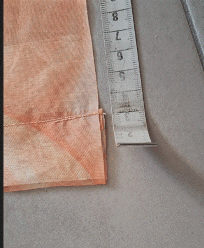 4 rideaux voilage tons orangés - photo numéro 5