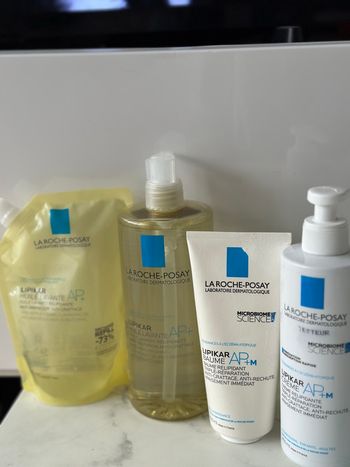 Huile et baume lipikar 