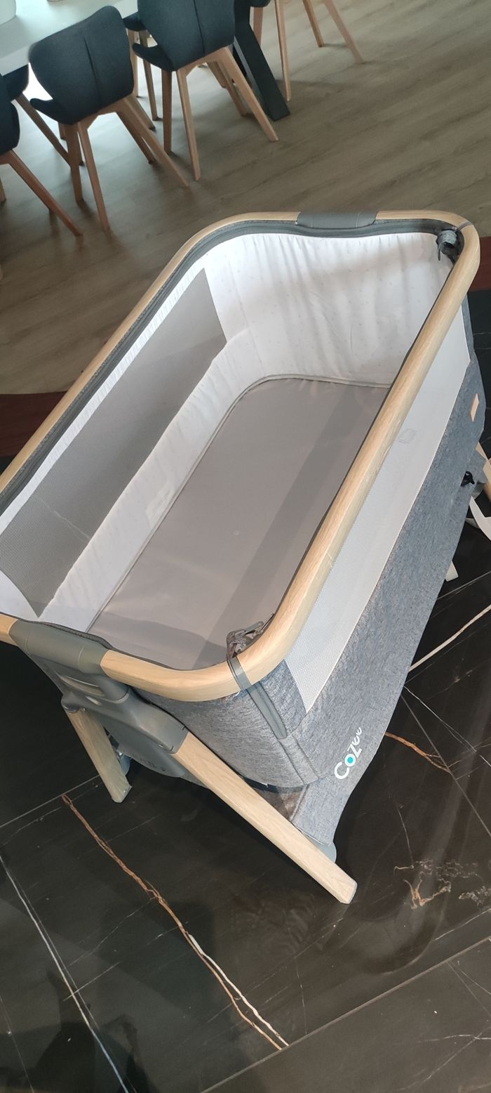 Tutti Bambini CoZee Co-sleeper Oak / Charcoal - photo numéro 2