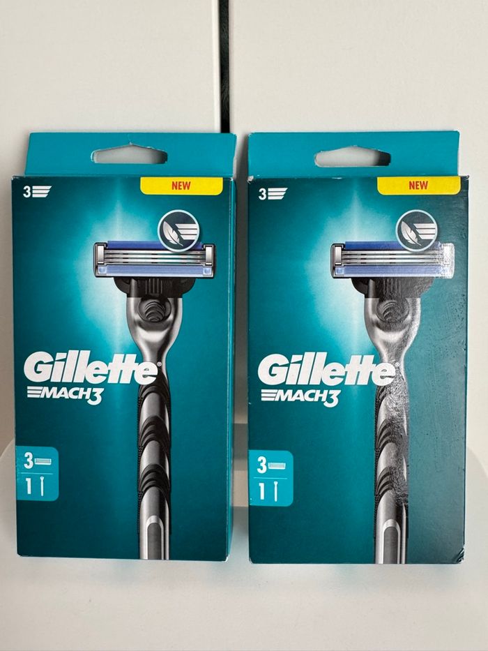 Lot de 2 Gillette mach3