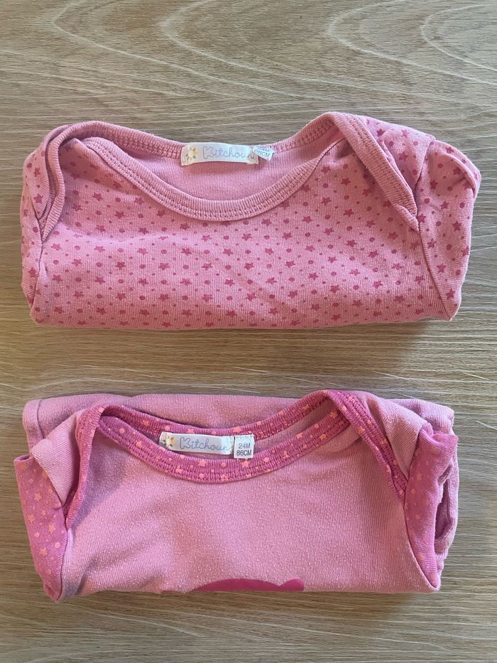 Lot 2 maillots de corps fille 2 ans - photo numéro 5