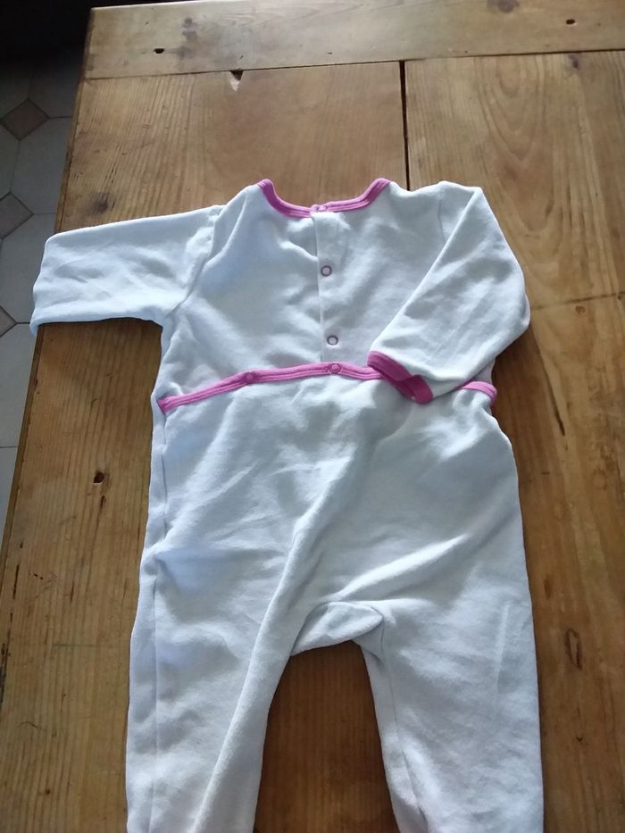 Lot de 2 grenouillère 12 mois fille - photo numéro 4