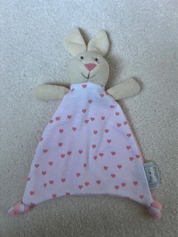 Doudou plat lapin mes petits cailloux