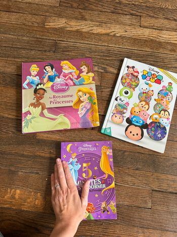 Lot trois livres Disney dont un cherche et trouve