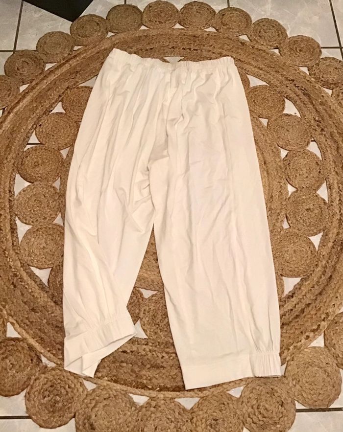Pantacourt taille 42/44 blanc marque Q’Neel - photo numéro 4