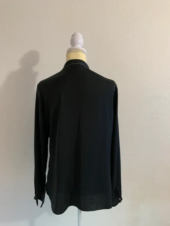Blouse noire élégante Promod – Taille 38 - photo numéro 3