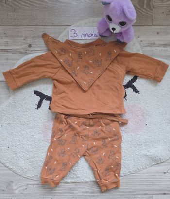 Ensemble Disney bébé garçon 3 mois