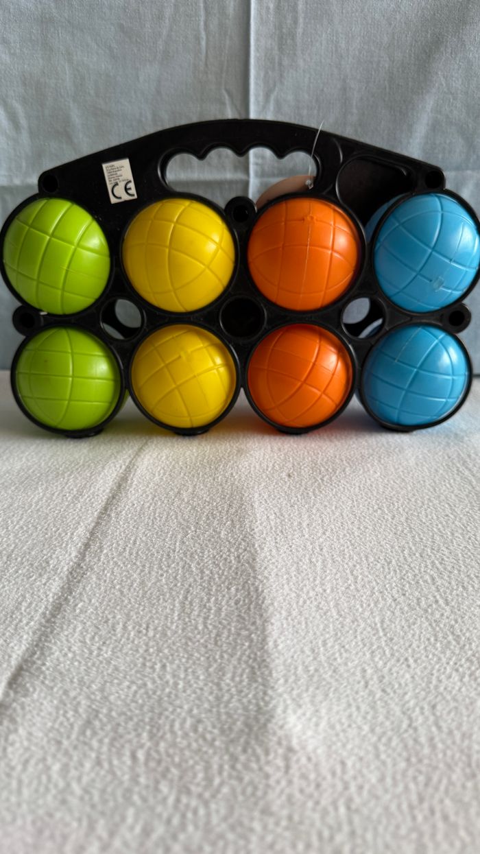 Ensemble de 8 boules pétanque enfant en plastique - photo numéro 5