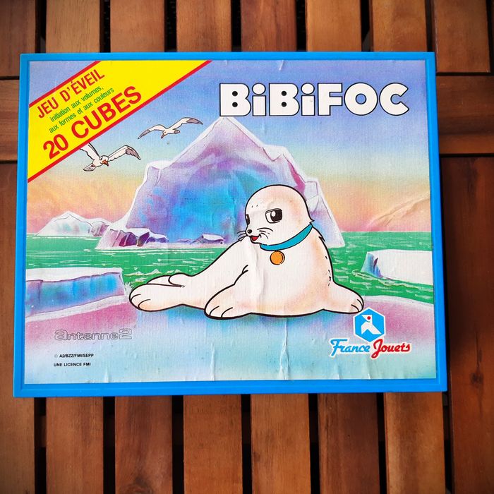 BiBiFOC – Jeu éducatif vintage – 20 cubes France Jouets