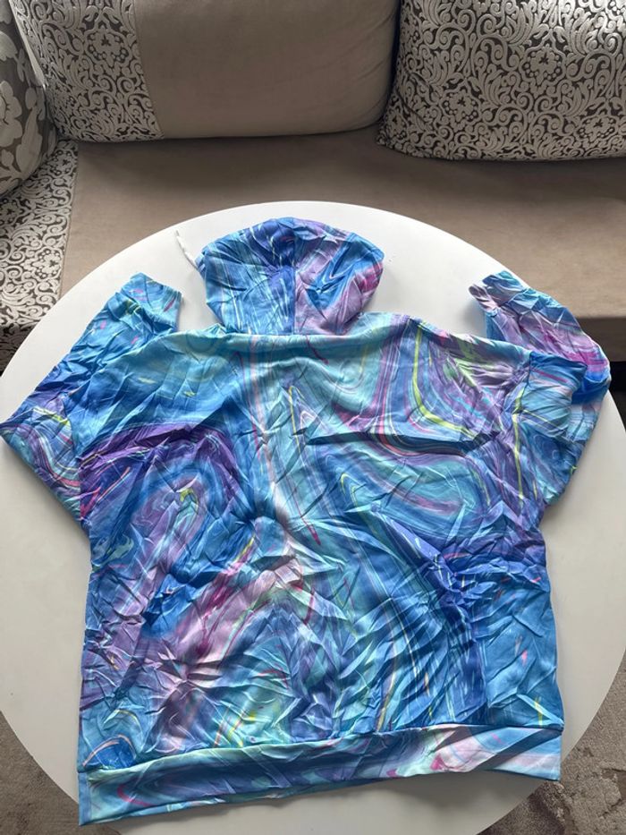 Sweat à capuche coloré Be kind– Taille 4XL - photo numéro 5