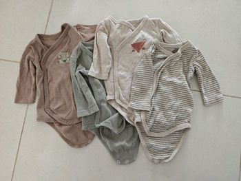 Lot de bodies 1 mois La Redoute 