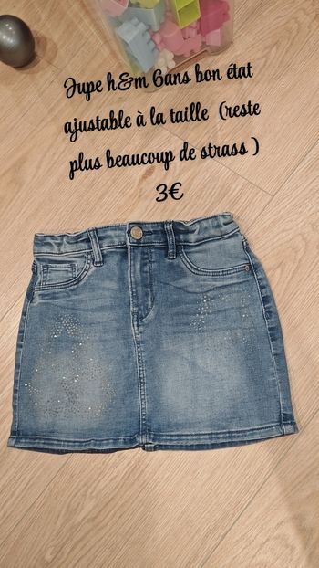 Jupe en jean 6/7ans h&M