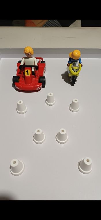 Karting et moto playmobil