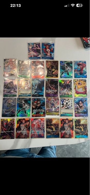 One Piece PRB01 lot 26 cartes parallèles * rare NM JAP