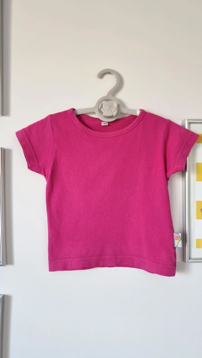 T-shirt fushia taille 3ans