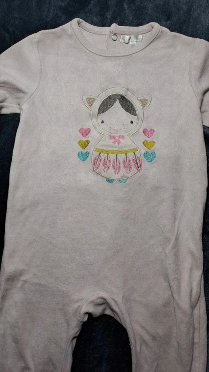 💚Pyjama bébé rose – Taille 18 mois - photo numéro 3