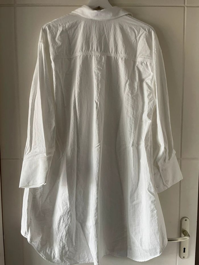Robe chemise blanche Zara - photo numéro 6