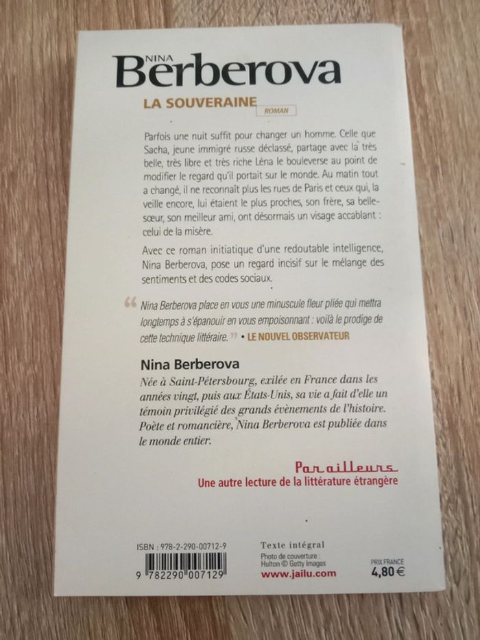 Nina Berberova 🔹 La souveraine - photo numéro 2