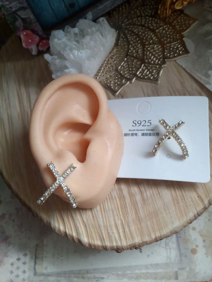 Boucles d'oreilles zircons