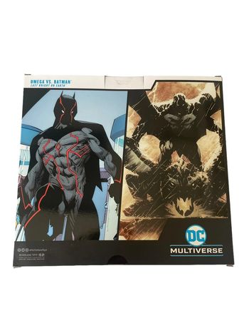 Coffret figurines Dc Comics Multiverse Omega et Batman Gold Label 18 cm McFarlane Toys neuf