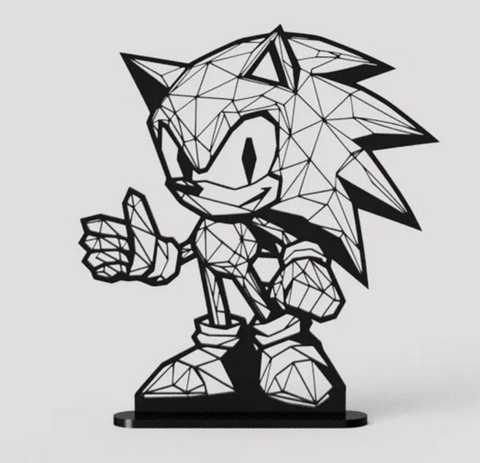 décoration murale sonic