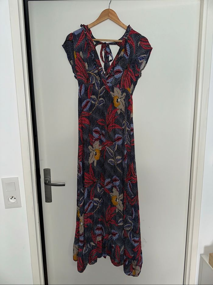 Robe longue fleurie