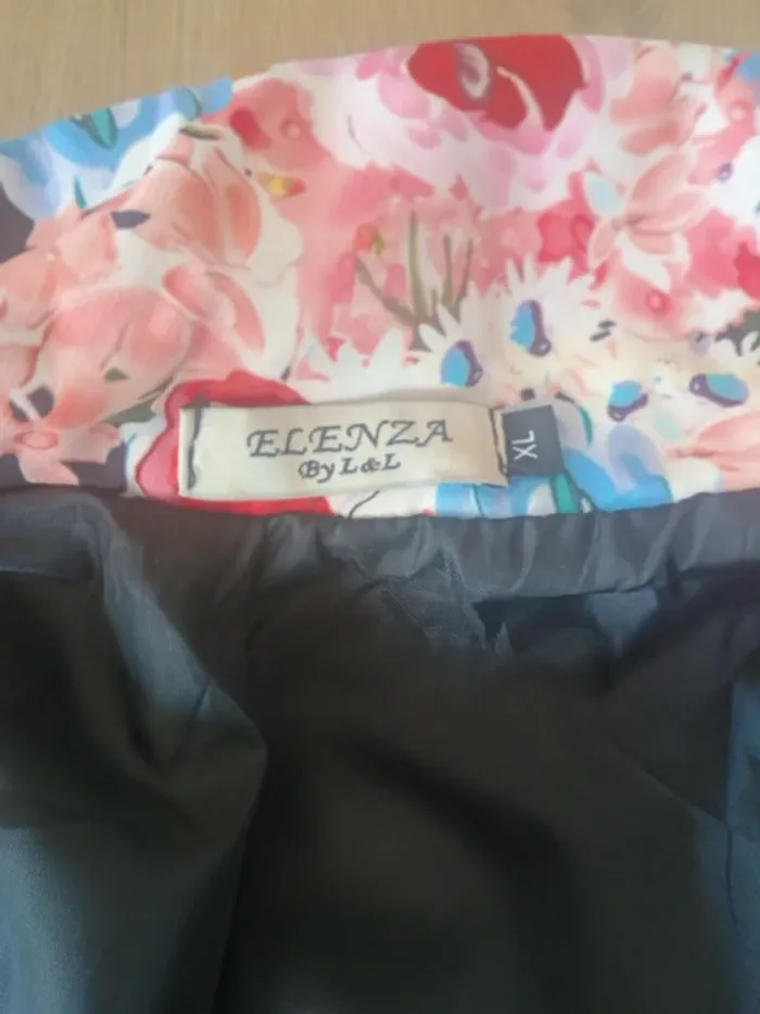 Veste fleurie doublée Elenza by L&L – XL, élégante et colorée - photo numéro 3