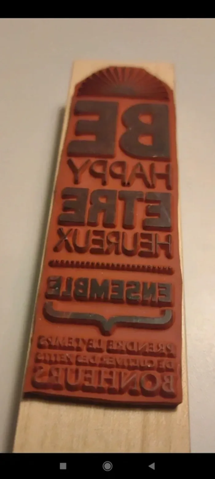 Tampon bois - photo numéro 2