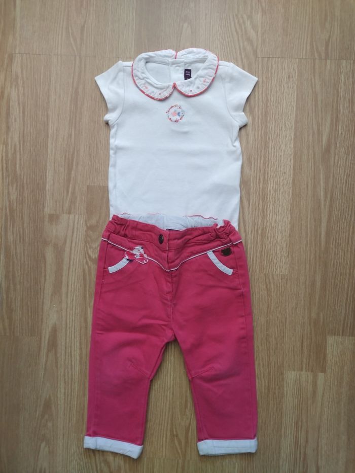 Ensemble bébé fille Sergent Major 9 mois