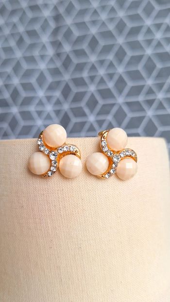 🟡 Boucles d'oreilles effet vintage. #alexegbijoux