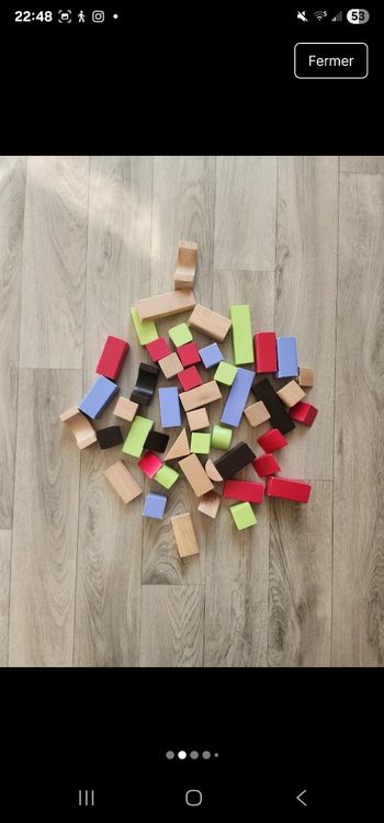 Jeu de construction formes a empiler