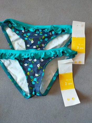 Bas de maillots de bain fille – Ocean Wear – Tailles 2 ans & 3 ans – Neufs avec étiquette