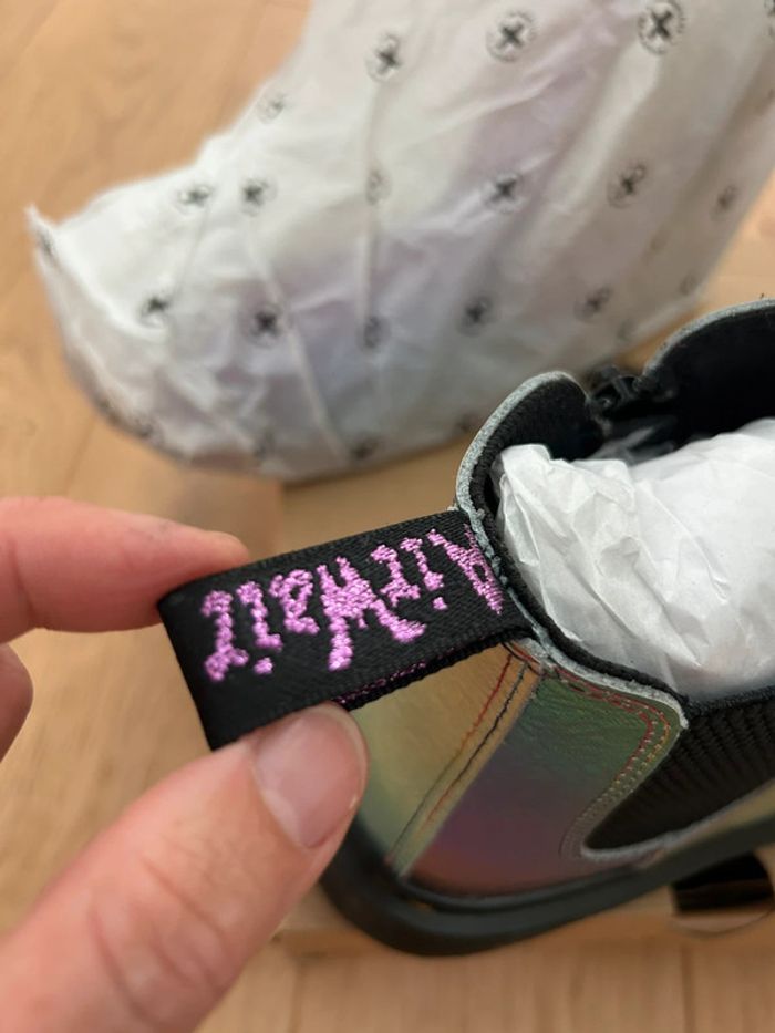 Boots Dr. Martens multicolore rainbow neuve taille 36 - photo numéro 12
