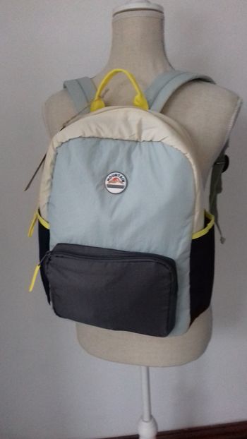 Sac à dos color block - Vert - Kiabi - Neuf 