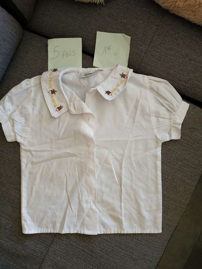 Chemise 5 ans