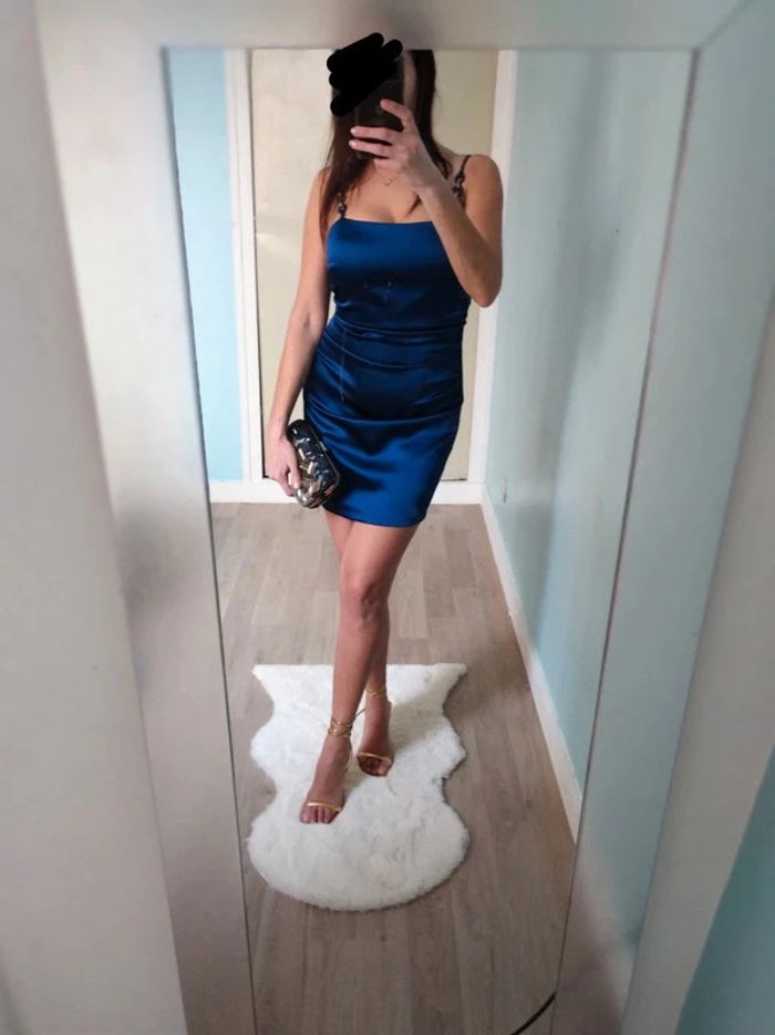 Zara robe satin taille S