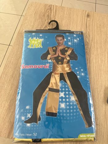 Déguisement samouraï Gifi neuf taille 52 homme