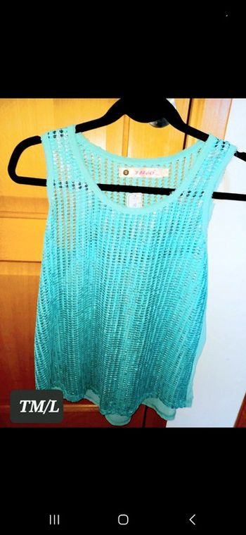 Top turquoise neuf