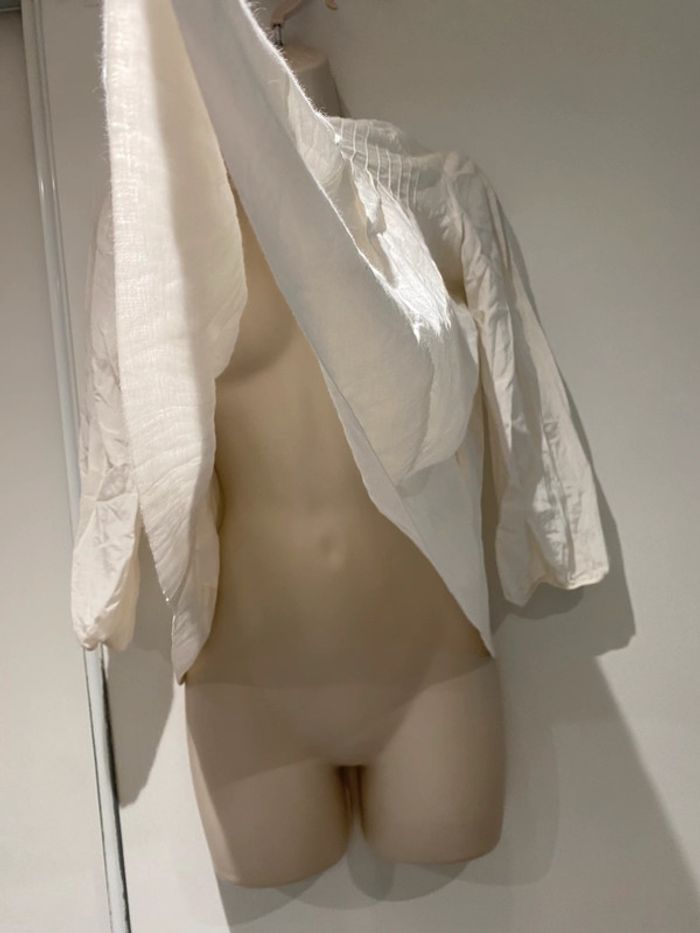 Blouse, Véro Moda, style Paloma, 37 %, soie 63 % coton - photo numéro 4