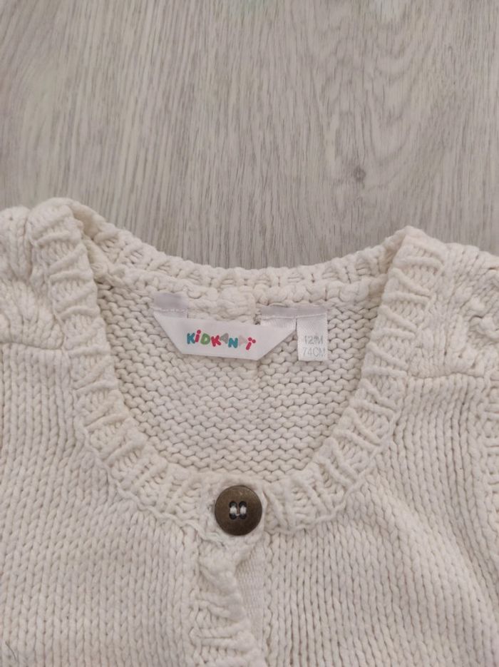 Gilet long fille 12 mois - photo numéro 2