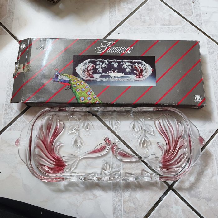 Plat en cristal Walther Glas