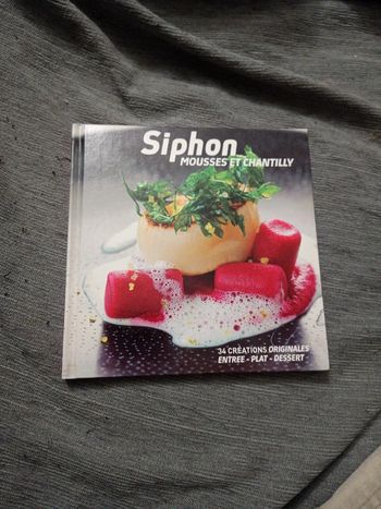 Livre siphon mousses et chantilly