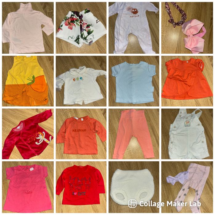 Lot de 19 vêtements bébé fille taille 3 mois en excellent état