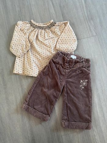 Ensemble taille 9 mois