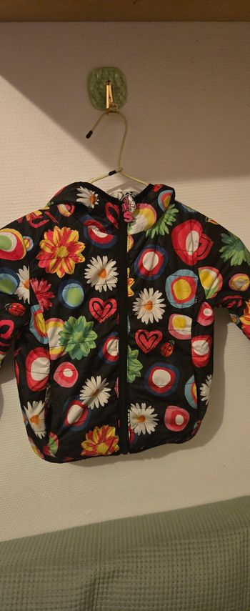 Manteau reversible desigual 3/4ans