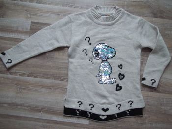 Pull crème Snoopy Karagöz 11/12 ans