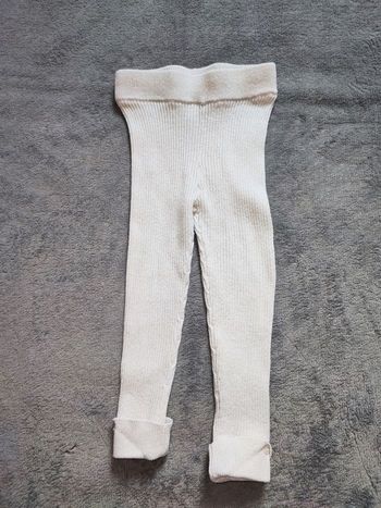 Pantalon / legging côtelé  pailleté 23 mois